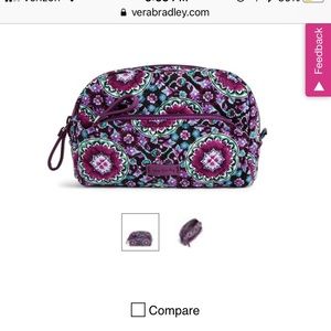 NWT Vera Bradley iconic mini cosmetic bag